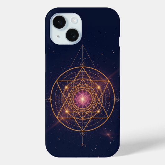 Lumineus Mandala van Gouden Harmonie Case-Mate iPhone Case (Achterkant)