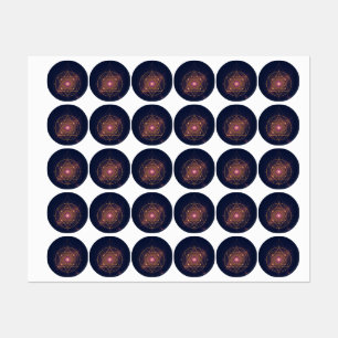 Lumineus Mandala van Gouden Harmonie Labels