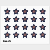 Lumineus Mandala van Gouden Harmonie Ster Sticker (Vel)