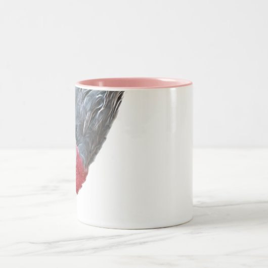 Lumineus Roos Breukkoekoek Tweekleurige Koffiemok (Center)