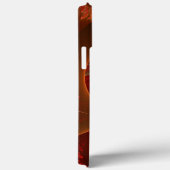 Lumineuze Abstracte Oranje rode, fractale Initiale Case-Mate iPhone Case (Achterkant / Rechts)