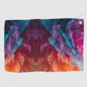 Lumineuze Abstracte Tissuepapierlagen Golfhanddoek (Horizontaal)