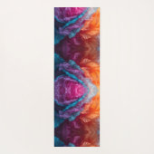 Lumineuze Abstracte Tissuepapierlagen Yogamat (Achterkant)