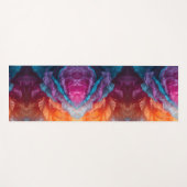 Lumineuze Abstracte Tissuepapierlagen Yogamat (Voorkant (horizontaal))