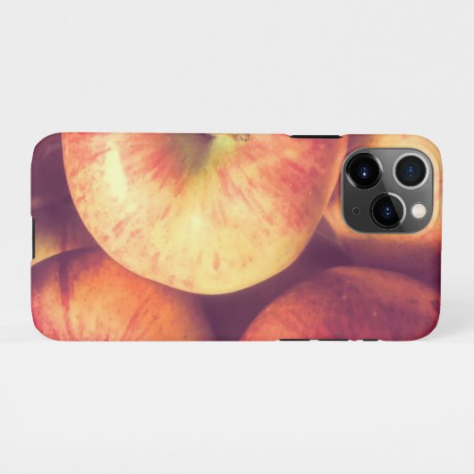 Lumineuze Bowl van Rode Appels Slangen iPhone Hoesje (Achterkant horizontaal)