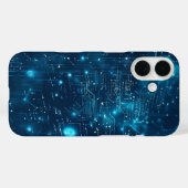 Lumineuze Datastroom Case-Mate iPhone Case (Achterkant (horizontaal))