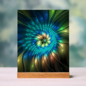 Lumineuze Fantasevloer, kleurrijk Abstract fractal Acryl Bord (Neutraal)