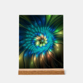 Lumineuze Fantasevloer, kleurrijk Abstract fractal Acryl Bord (Voorkant)