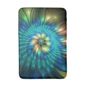 Lumineuze Fantasevloer, kleurrijk Abstract fractal Badmat (Voorkant Verticaal)