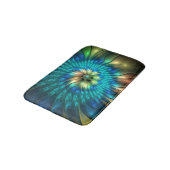 Lumineuze Fantasevloer, kleurrijk Abstract fractal Badmat (Gekanteld)