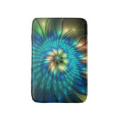 Lumineuze Fantasevloer, kleurrijk Abstract fractal Badmat (Voorkant Verticaal)