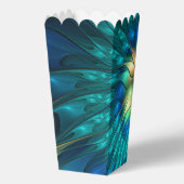 Lumineuze Fantasevloer, kleurrijk Abstract fractal Bedankdoosjes (Achterkant)