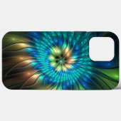 Lumineuze Fantasevloer, kleurrijk Abstract fractal Case-Mate iPhone Case (Achterkant (horizontaal))