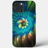 Lumineuze Fantasevloer, kleurrijk Abstract fractal Case-Mate iPhone Case (Achterkant)