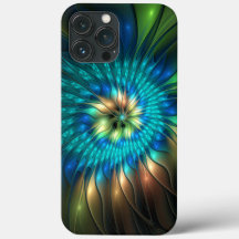 Lumineuze Fantasevloer, kleurrijk Abstract fractal