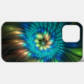 Lumineuze Fantasevloer, kleurrijk Abstract fractal Case-Mate iPhone Case (Achterkant (horizontaal))