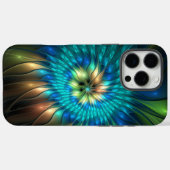 Lumineuze Fantasevloer, kleurrijk Abstract fractal Case-Mate iPhone Case (Achterkant (horizontaal))
