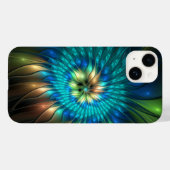 Lumineuze Fantasevloer, kleurrijk Abstract fractal Case-Mate iPhone Case (Achterkant (horizontaal))