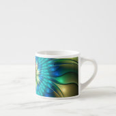 Lumineuze Fantasevloer, kleurrijk Abstract fractal Espresso Kop (Rechts)