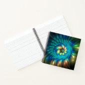 Lumineuze Fantasevloer, kleurrijk Abstract fractal Notitieboek (Binnen)