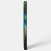 Lumineuze Fantasevloer, kleurrijk Abstract fractal Samsung Galaxy Hoesje (Linkerkant)