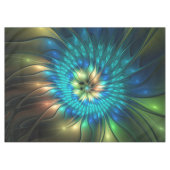 Lumineuze Fantasevloer, kleurrijk Abstract fractal Tafelkleed (Voorkant (Horizontaal))