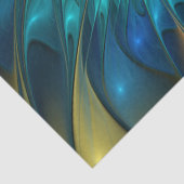 Lumineuze Fantasevloer, kleurrijk Abstract fractal Tissuepapier (Detail)