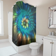Lumineuze Fantasie Bloem, Kleurrijke Abstracte Fra