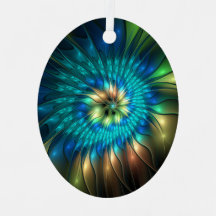 Lumineuze Fantasie Bloem, Kleurrijke Abstracte Fra