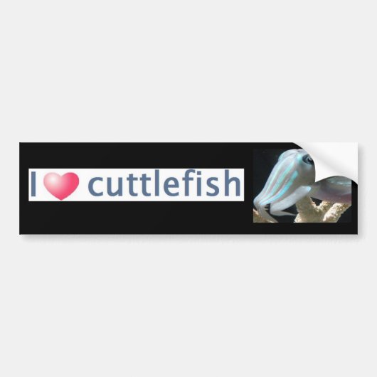 Lumineuze inktvis bumpersticker (Voorkant)