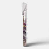 Lumineuze Kleurrijke Bloem, Abstract Moderne Fract Case-Mate iPhone Case (Achterkant / Links)