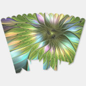 Lumineuze kleurrijke Fantasy Flower Fractal Art Bedankdoosjes (Ongevouwen)