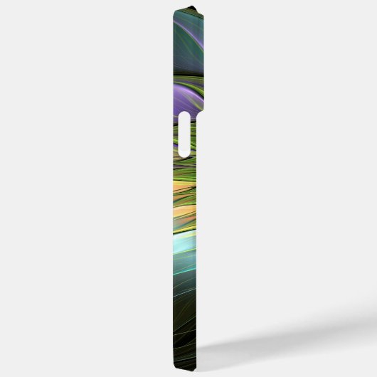 Lumineuze kleurrijke Fantasy Flower Fractal Art Case-Mate iPhone Case (Achterkant / Rechts)