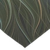 Lumineuze kleurrijke Fantasy Flower Fractal Art Korte Tafelloper (Hoek)