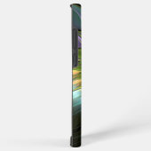 Lumineuze kleurrijke Fantasy Flower Fractal Art Samsung Galaxy Hoesje (Rechterkant)