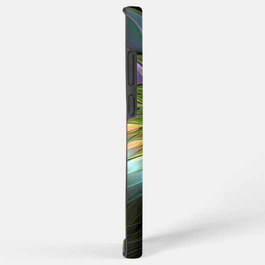 Lumineuze kleurrijke Fantasy Flower Fractal Art Samsung Galaxy Hoesje (Rechterkant)