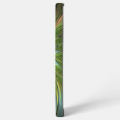 Lumineuze kleurrijke Fantasy Flower Fractal Art Samsung Galaxy Hoesje (Linkerkant)