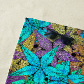 Lumineuze, kleurrijke sterren - cool strandlaken (In situ)