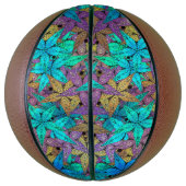 Lumineuze, kleurrijke sterren - sterren passen alt basketbal (Verticaal)