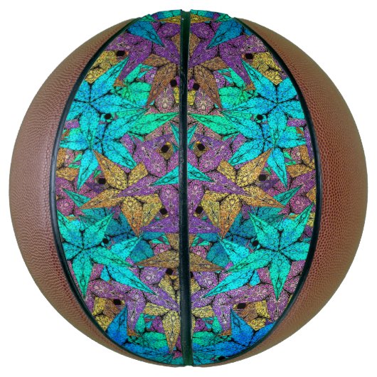 Lumineuze, kleurrijke sterren - sterren passen alt basketbal (Verticaal)