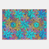 Lumineuze, kleurrijke sterren - sterren passen alt inpakpapier vel (Voorkant 2)