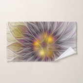 Lumineuze kleurrijke ventilator, Abstract matig fr Bad Handdoek (Handdoek)