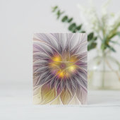 Lumineuze kleurrijke ventilator, Abstract matig fr Briefkaart (Staand voorkant)