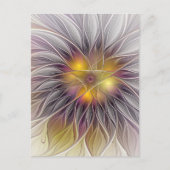 Lumineuze kleurrijke ventilator, Abstract matig fr Briefkaart (Voorkant)