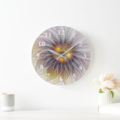 Lumineuze kleurrijke ventilator, Abstract matig fr Grote Klok (Huis)