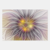 Lumineuze kleurrijke ventilator, Abstract matig fr Inpakpapier Vel (Voorkant)