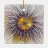 Lumineuze kleurrijke ventilator, Abstract matig fr Keramisch Ornament (Achterkant)