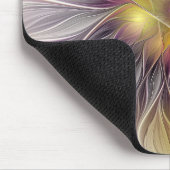 Lumineuze kleurrijke ventilator, Abstract matig fr Muismat (Hoek)