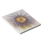 Lumineuze kleurrijke ventilator, Abstract matig fr Notitieblok (Schuin)