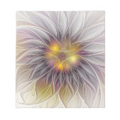 Lumineuze kleurrijke ventilator, Abstract matig fr Notitieblok (Voorkant)